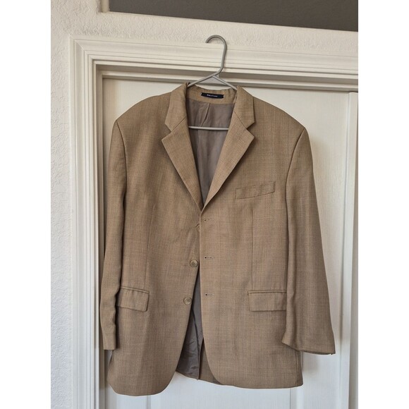 Chaps Other - Chaps 100% Wool Three Button Smooth Blazer W/herringbone Pattern Sz 48R